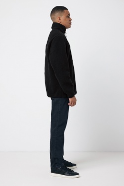 Logo trade promotional giveaway photo of: Iqoniq Diran recycled polyester pile fleece jacket