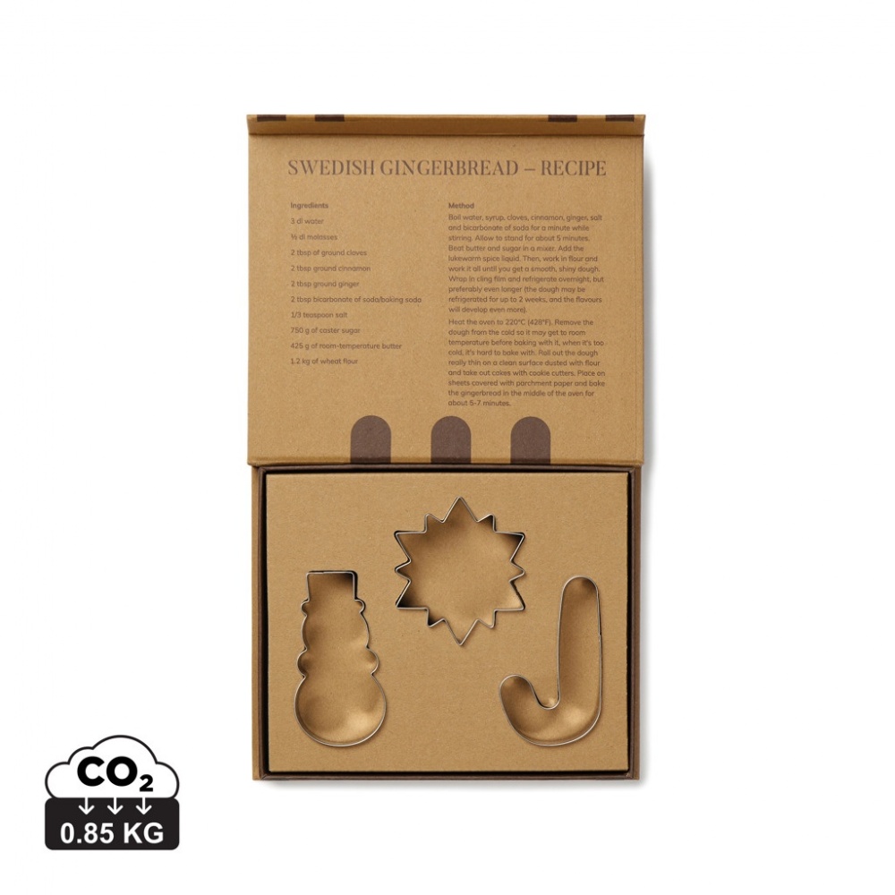 Logotrade promotional giveaway image of: VINGA Classic cookie cutter 3-piece set