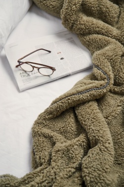 Logotrade promotional giveaway picture of: VINGA Maine GRS recycled double pile blanket