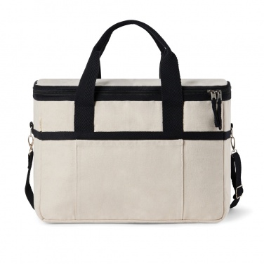 Logo trade promotional item photo of: VINGA Volonne AWARE™ recycled canvas cooler basket