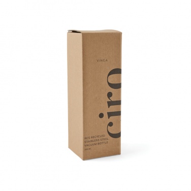 Logotrade promotional merchandise picture of: VINGA Ciro RCS recycled vacuum bottle 300ml