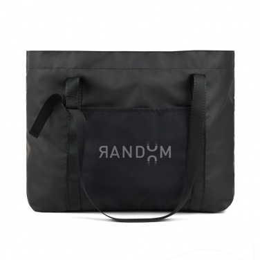 Logo trade promotional merchandise photo of: VINGA Livorno GRS recycled polyester maxi tote