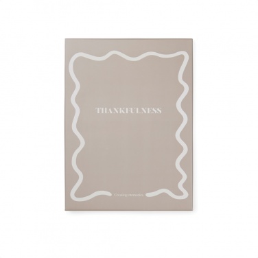 Logotrade promotional giveaway picture of: VINGA Thankfulness GRS recycled paper journal