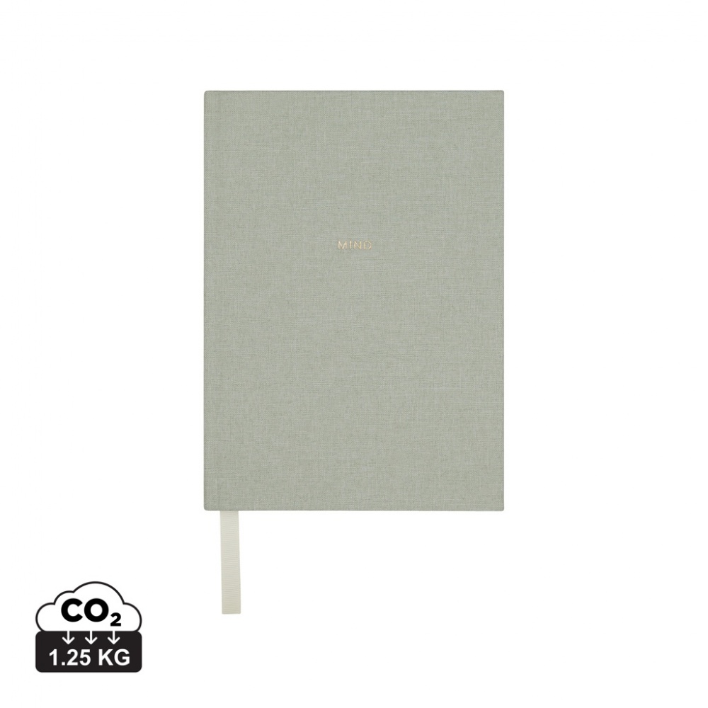 Logo trade promotional merchandise picture of: VINGA Mind GRS recycled paper journal