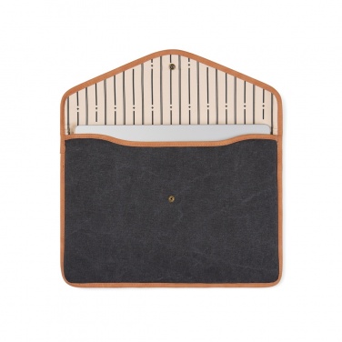 Logotrade promotional merchandise photo of: VINGA Bosler GRS recycled canvas 14" laptop sleeve