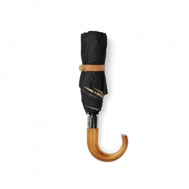 Logo trade business gifts image of: VINGA Bosler AWARE™ recycled pet 21" foldable umbrella