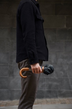 Logotrade promotional products photo of: VINGA Bosler AWARE™ recycled pet 21" foldable umbrella