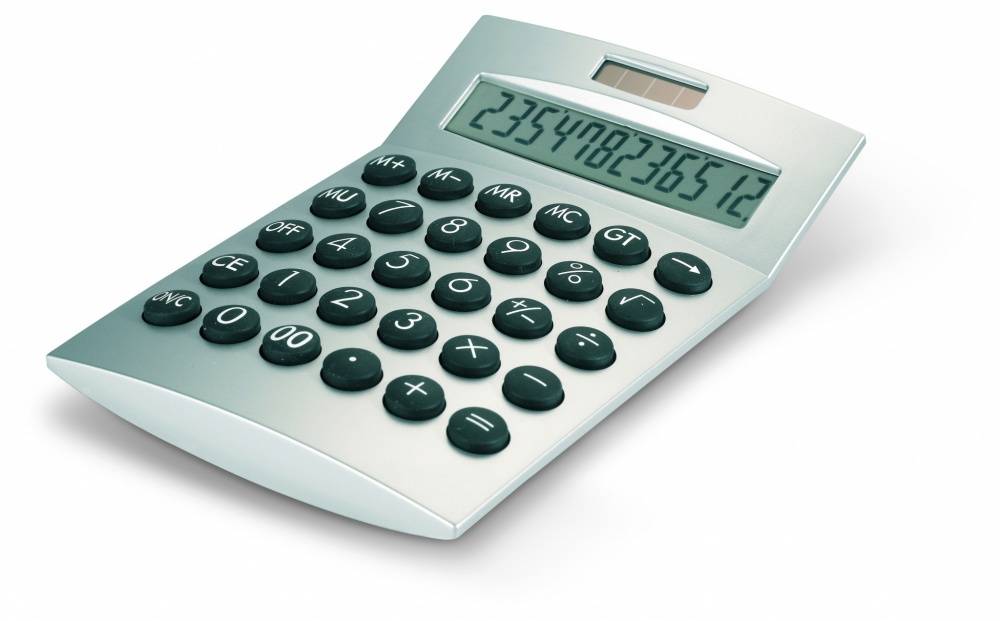 Logo trade promotional items image of: Basics 12-digits calculator