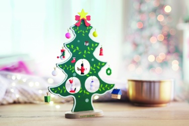 Logotrade business gift image of: Wooden xmas tree decoration
