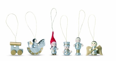 Logo trade promotional merchandise image of: Set of 6 Xmas decoration