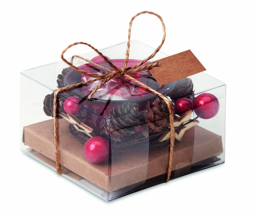 Logotrade promotional item picture of: Christmas candle holder