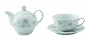 Logo trade advertising products picture of: Christmas tea set