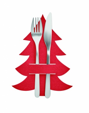 Logo trade promotional product photo of: RPET felt cutlery holder set