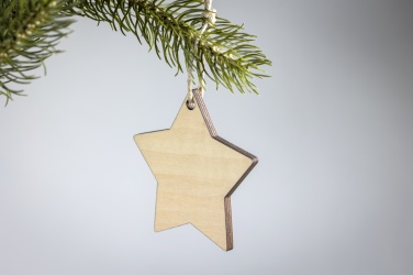 Logo trade promotional gifts image of: Christmas ornament star