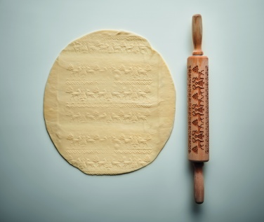 Logo trade corporate gift photo of: Christmas pastry wooden rolling