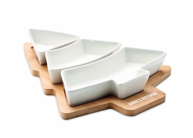 Logo trade corporate gift photo of: Christmas tree serving tray