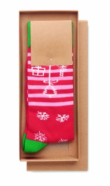 Logo trade promotional item photo of: Pair of Christmas socks L