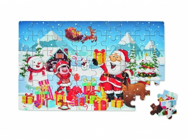 Logo trade promotional products picture of: Wooden Christmas puzzle