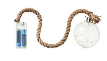 Logo trade promotional products image of: Glass bauble LED light