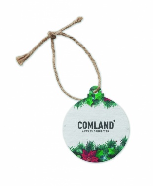 Logo trade promotional items picture of: Seed paper Xmas ornament