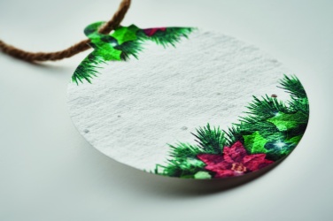 Logotrade promotional product picture of: Seed paper Xmas ornament
