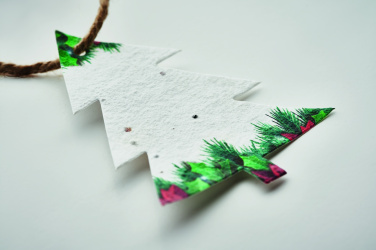 Logotrade promotional item picture of: Seed paper Xmas ornament