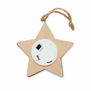 Logotrade promotional giveaways photo of: Wooden weed star with lights
