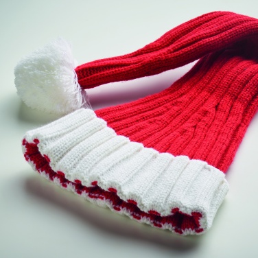 Logo trade promotional gift photo of: Long Christmas knitted beanie