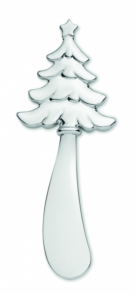 Logo trade business gifts image of: Christmas tree cheese knife