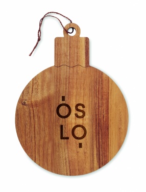 Logo trade promotional giveaways image of: Acacia wood serving board