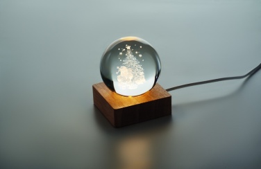 Logotrade business gift image of: Christmas LED crystal ball