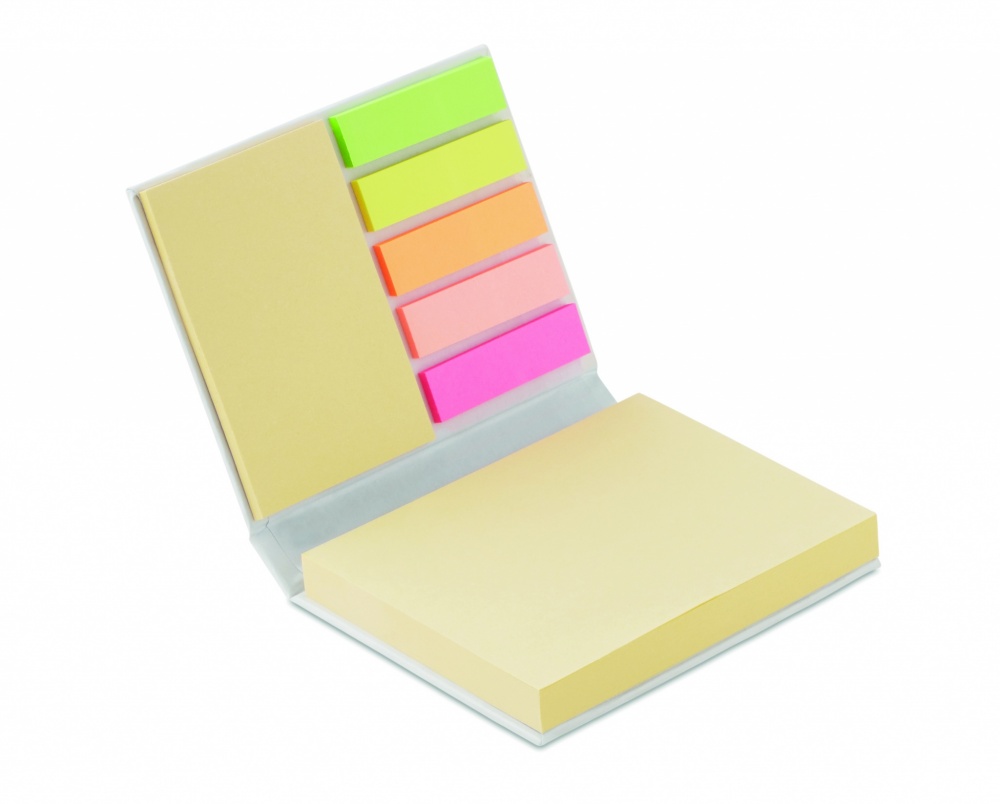Logo trade business gifts image of: Sticky note memo pad