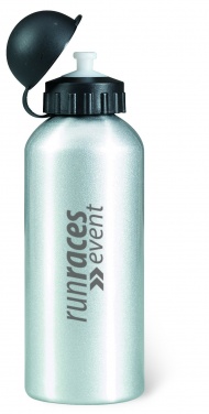 Logo trade promotional item photo of: Single-walled 600 ml aluminum bottle