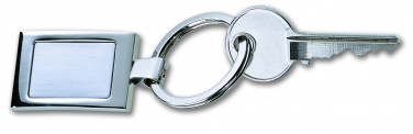 Logo trade business gifts image of: Metal key ring Turku