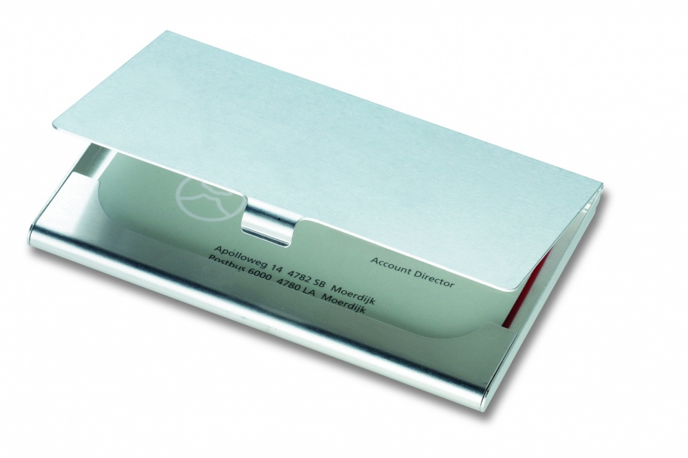 Logotrade corporate gift image of: Aluminium business card holder