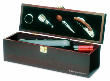 Logo trade promotional item photo of: Wine set in wine box
