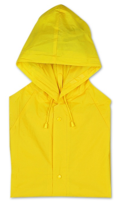 Logotrade promotional item image of: PVC raincoat with hood