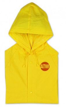Logo trade advertising product photo of: PVC raincoat with hood