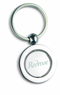 Logotrade promotional gift picture of: Globe metal key ring  WORLD