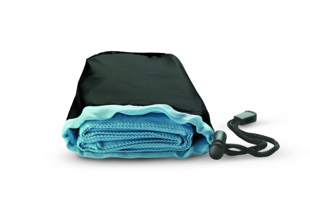 Logotrade business gift image of: Sport towel in nylon pouch