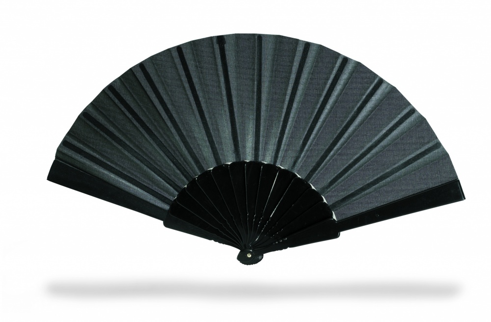 Logo trade advertising products image of: Manual hand fan