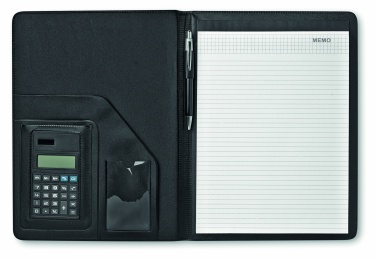 Logo trade promotional merchandise photo of: A4 conference folder calculator