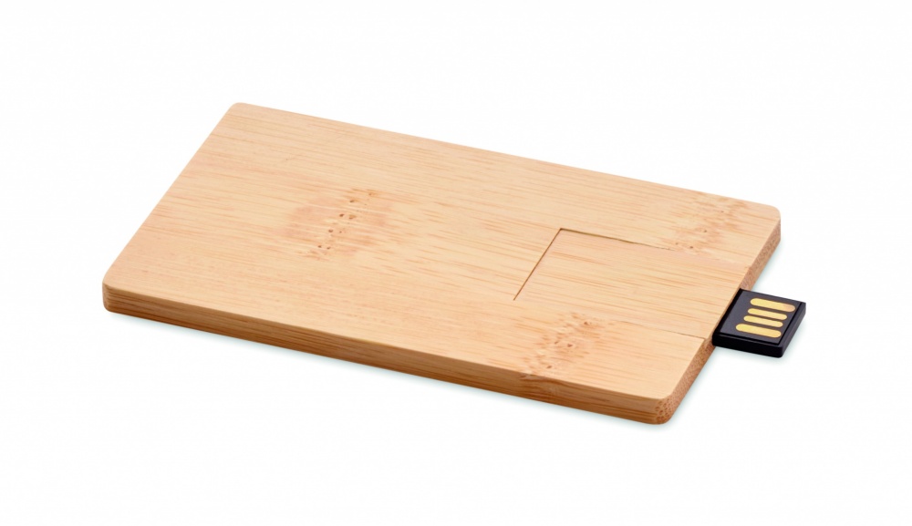 Logo trade advertising product photo of: 16GB bamboo casing USB