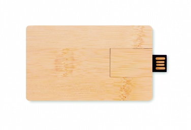 Logo trade promotional items picture of: 16GB bamboo casing USB