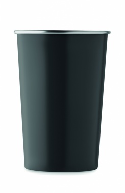 Logo trade promotional giveaways image of: Recycled stainless steel cup