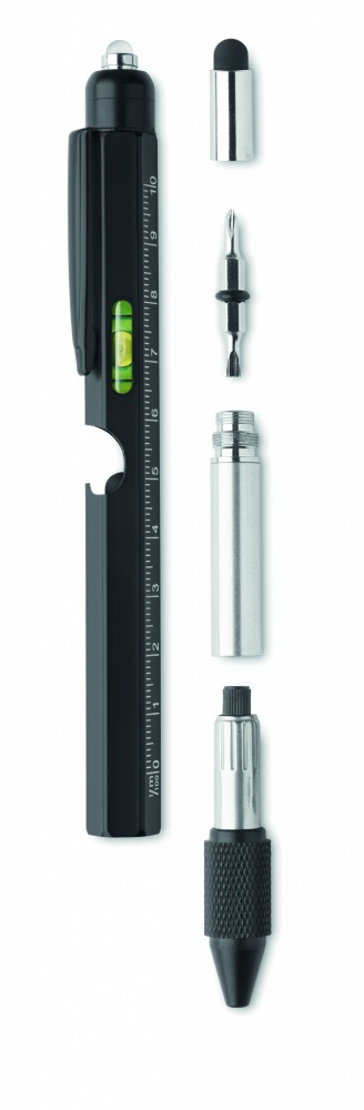 Logotrade promotional product image of: Spirit level pen with ruler