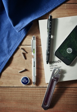 Logotrade promotional giveaways photo of: Spirit level pen with ruler
