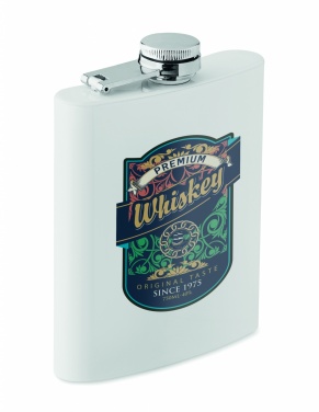 Logo trade promotional gifts image of: Sublimation slim hip flask