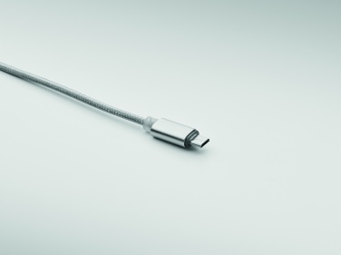 Logo trade promotional giveaway photo of: 2 in 1 long charging cable