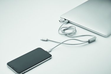 Logo trade promotional giveaway photo of: 2 in 1 long charging cable